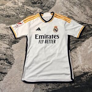 Adidas Real Madrid 2023/24 Home Jersey Mens Small White Arda Guler #24 Football
